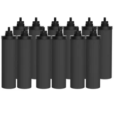 Blk Purification Element Replacement Filter,12pk,for Gravity Water Filter System