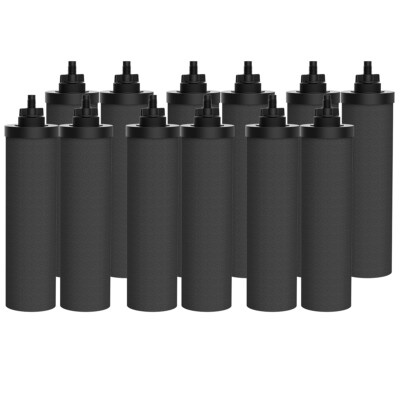 Blk Purification Element Replacement Filter,12pk,for Gravity Water Filter System