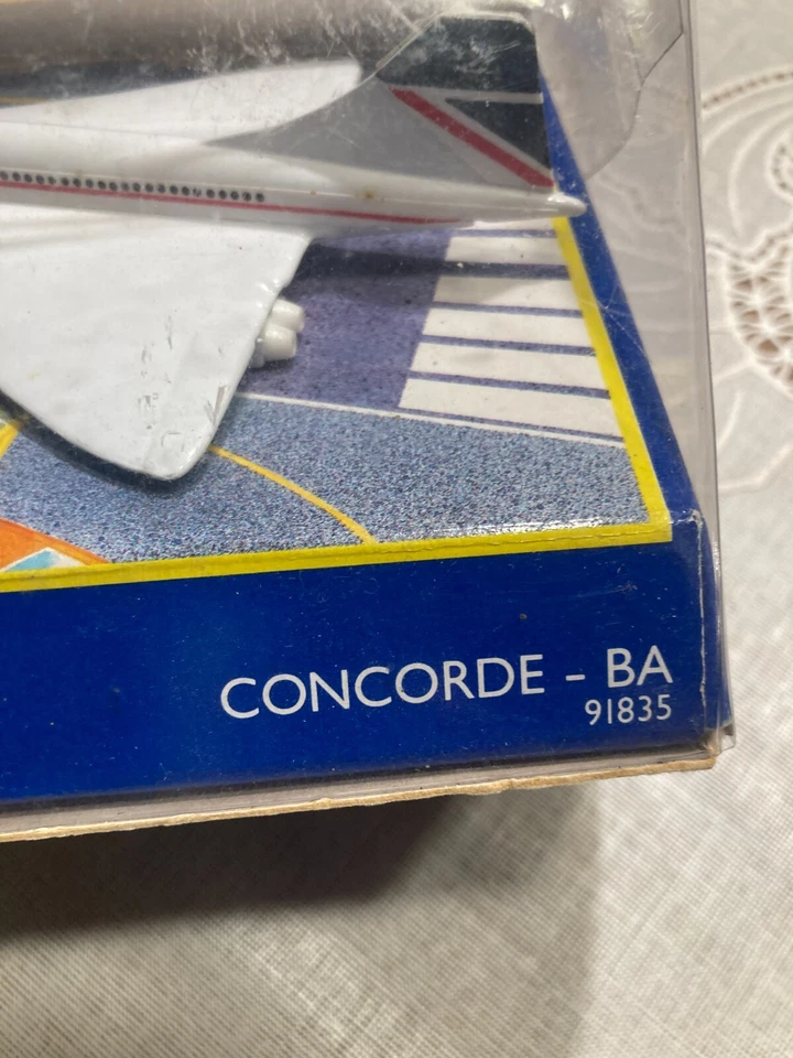 SCARCE VTG CORGI CONCORDE - BA, #91835, BRITISH AIRWAYS, 1991,  NIB  L@@K! W@W!! - Image 2 of 4