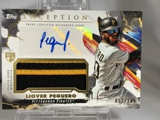 2023 Topps Inception Liover Peguero RC Auto Patch /149 #IAP-LP Pirates RPA