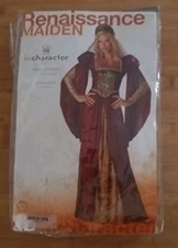 In Character 2018 Renaissance Maiden Costume Size Medium 