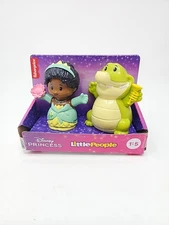 Fisher-Price Little People Disney Princess & Sidekick Figure Set TIANA & LOUISE