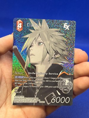 Final Fantasy Dreamlike Oceans Cloud EX 28-007H Full Art Hero NM