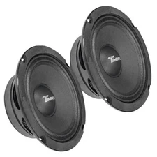  6.5 Inch Shallow Midrange Speaker 500 Watts TPT-MR6-4 PRO 2 Speakers 1000w