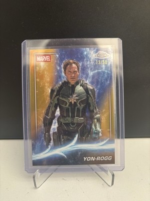 Topps Marvel Studios Chrome Yon-Rogg Gold Refractor /50