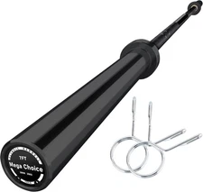 7FT Olympic Barbell Bar 45LB Powerlifting 700LB Capacity Weightlifting Bar