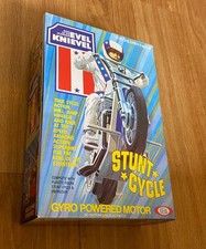 Vintage Ideal Evel Knievel Gyro Powered Stunt Cycle 1981 Version