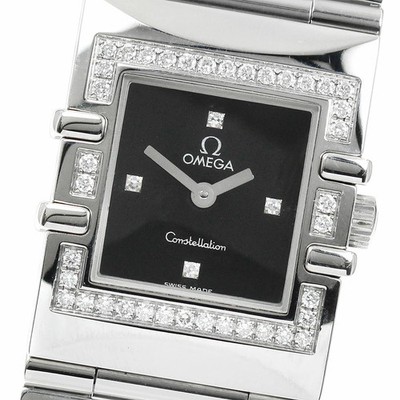 Omega Constellation Quadra 1528.46 Diamond Bezel Quartz Ladies Watch From Japan