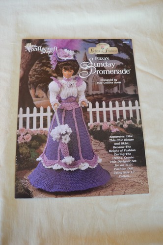 Needlecraft Crochet Ladies of Fashion Eliza's Sunday Promenade Doll Gown #962510 - Picture 3 of 6