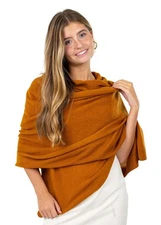 Velanio Cashmere Travel Wrap Shawl Scarf for Women All Season Wool Blend Stole