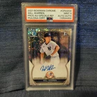 2023 Bowman Chrome Will Warren SPECKLE REFRACTOR AUTO RC /299 PSA 9 MINT YANKEES