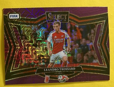 Leandro Trossard 2024-25 Panini Select FIFA PURPLE MOJO PRIZM