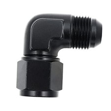 Female to Male Flare Swivel Fitting Adapter Union Coupler 6AN 90 Degree
