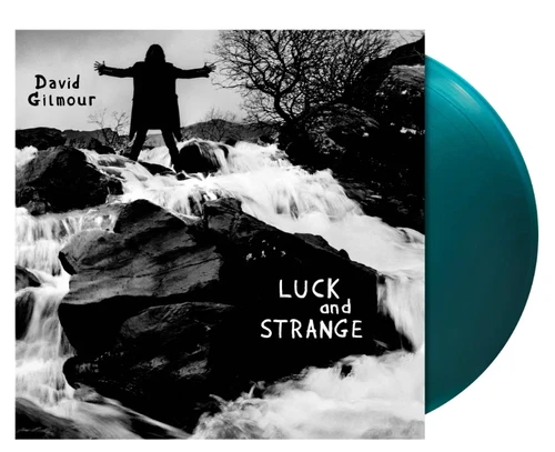 DAVID GILMOUR Luck and Strange Vinyl LP Pink Floyd  Translucent Sea Blue Read