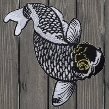Koi Fish Embroidered Patch — Iron On
