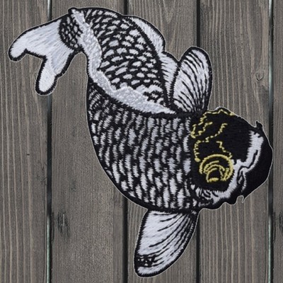 Koi Fish Embroidered Patch   Iron On