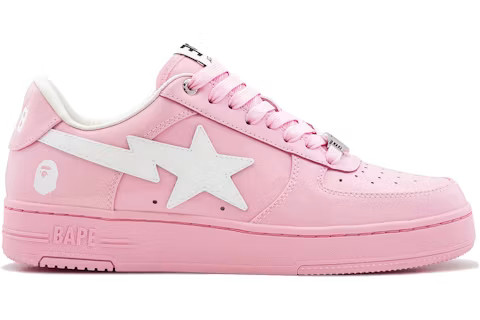 Size 9 A Bathing Ape Bape Sta #2 Pink White 1M30-191-302
