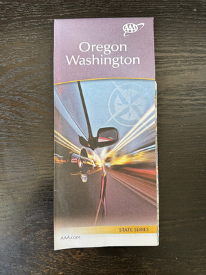 AAA Road Map-The Map of Oregon and Washington-State Series-2019