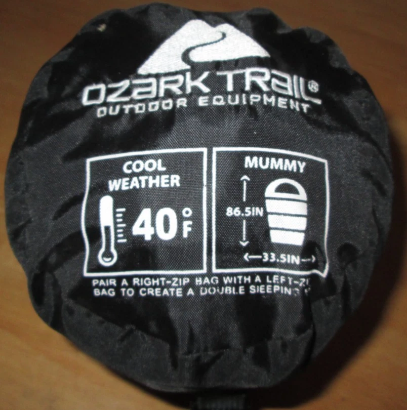 Ozark Trail Outdoor Mummy Sleeping Bag Cool Weather
Opens in a new window or tab
