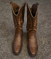 IUV Cowboy Boots For Women Western Boots Cowgirl Boots Pull On Pointy Toe Mid Ca
