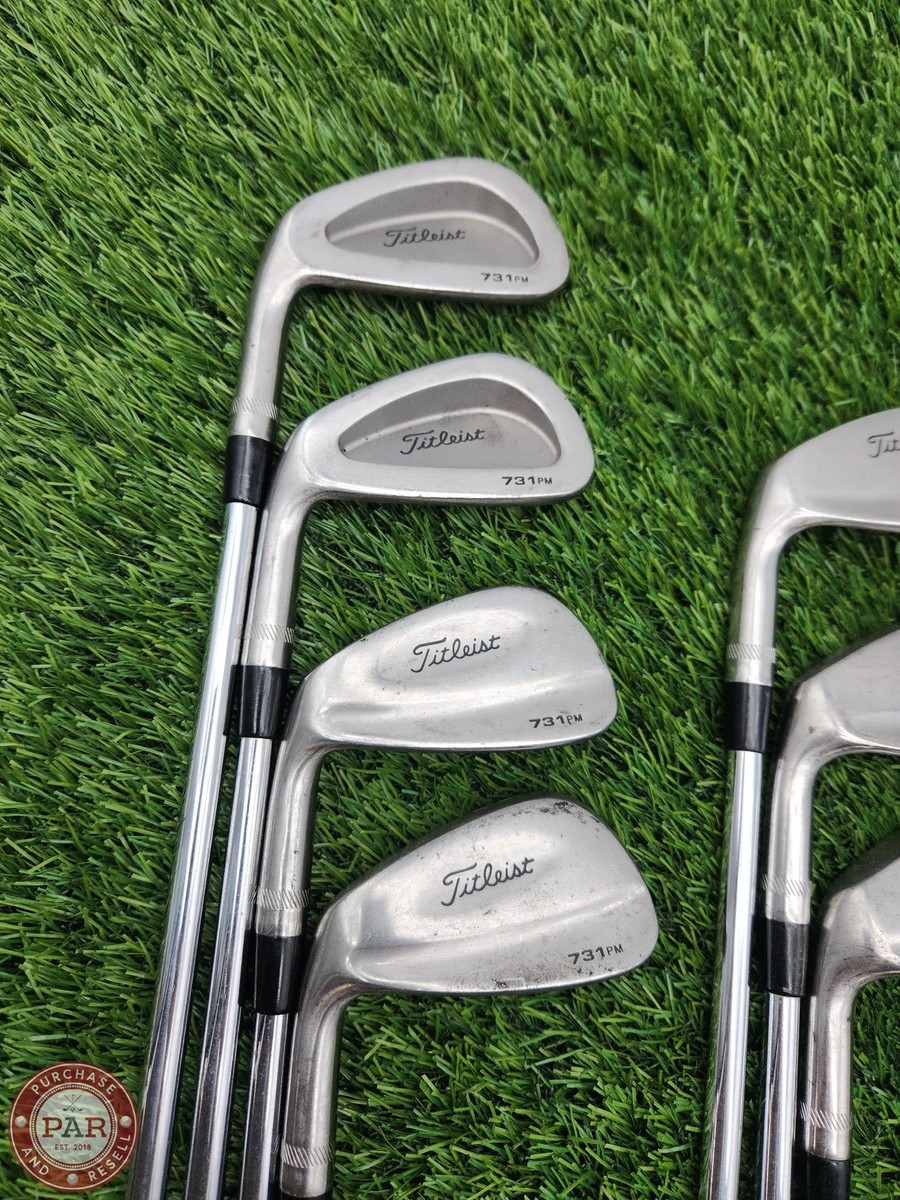 LEFTY 2002 TITLEIST 731 PM IRON SET 4-PW STIFF TT DYNAGOLD GOOD | eBay