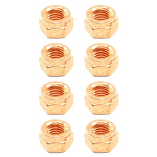 Vw Bug Ghia Bus Exhaust Lock Nut Kit Set Of 8 8 Pack 8 X 1.25 Made In Germany