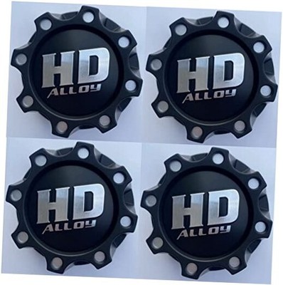 4PCS Matte Black HD Alloy Wheel Center Cap 311139 Hub Cap
