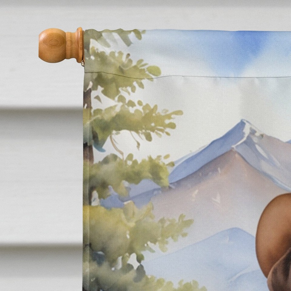 Caroline's Treasures Labrador Retriever Cowboy Welcome House Flag ...