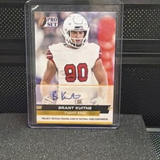 Leaf 2022 Pro Set Draft Brant Kuithe Autograph #PSA-BK1 Utah Utes NCAA