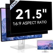 2 Pack 21.5 Inch Computer Privacy Screen for 16:9 Aspect Widescreen Monitor