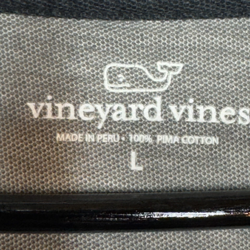 Sudadera de golf Vineyard Vines Performance 1/4 cremallera para hombre grande gris Foto 3 de 4