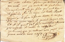 📜Lettre manuscrite 1880 – Document ancien XIXe siècle – Conscription