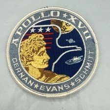 APOLLO 17 LION BROTHERS VINTAGE ORIGINAL NASA Hallmarked CLOTH BACK SPACE PATCH