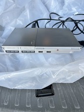 Sony PlayStation 2 Slim Silver SCPH-79001 Tested w/ cords &controller READ INFO