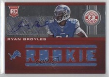 2012 Totally Certified Freshman Fabric Platinum Red 84/199 Ryan Broyles Auto 0c2