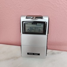 TENS 7000 Digital Dual Channel TENS Unit Pain Therapy Stimulator Tested Works