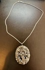 Cherub Angel Cupid Lute Love Bird Flower Pendant Necklace Victorian Love Silver — photo 4
