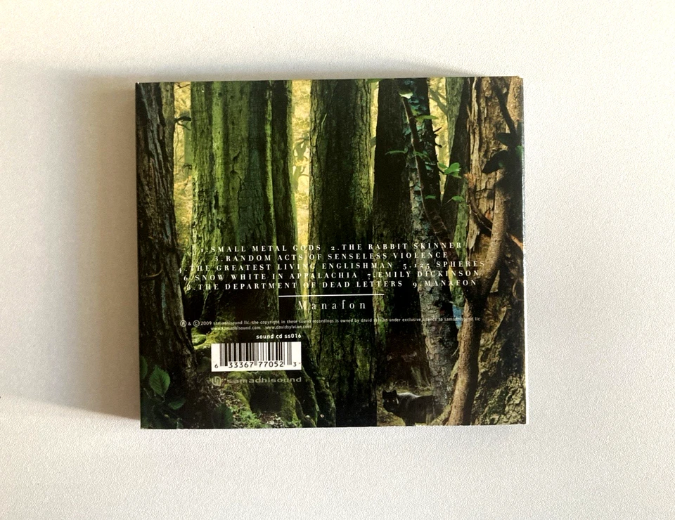 David Sylvian Manafon CD Digipak Samadhi Sound 2009 NM/NM Japan - Image 4 of 4