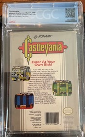 Castlevania NES PAL-B CIB 7.5 Graded Complete Konami 1987