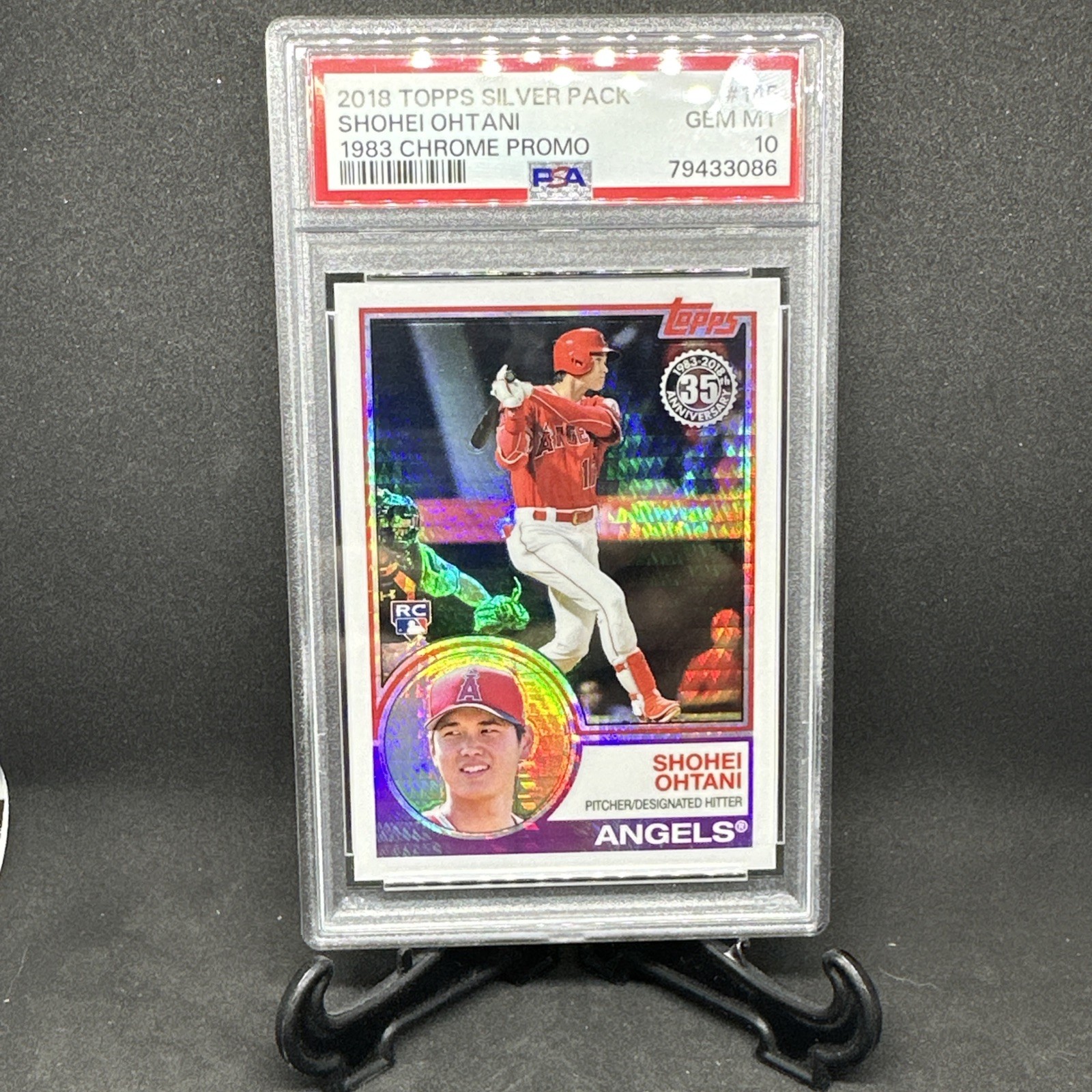 PSA 10 2018 Topps Silver Pack #145 Shohei Ohtani 1983 Chrome Promo RC Angels