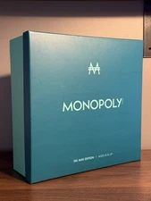 WS Game Company MONOPOLY Del Mar Shagreen Edition Luxury Board Game Brand New