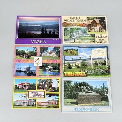 #ad #ad 6 Unused Blank Virginia Vintage Postcards Lot 1 James Madison University Michie $12.80