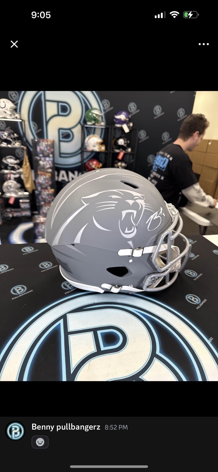 Riddell Bryce Young Carolina Panthers Autographed Signed Speed Replica Helmet 