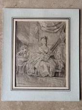 Jean Baptiste Le Prince (after) ink and wash drawing Old master drawing