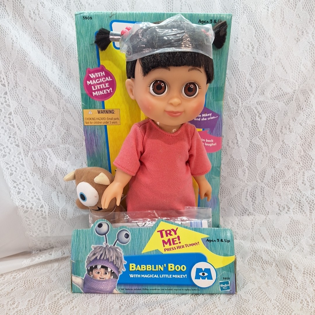 Disney Monsters Inc Babblin' Boo W Magical Little Mikey 2001 Disney Monsters Inc Babblin' Boo W Magical Little Mikey 2001