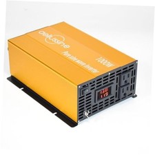 1000W Pure Sine Wave Inverter-36V DC to 110V 120V AC Power 1000W 36V Golden