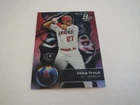 MIKE TROUT 2023 BOWMAN PLATINUM PURPLE BASEBALL CARD ANGELS NO. 100
