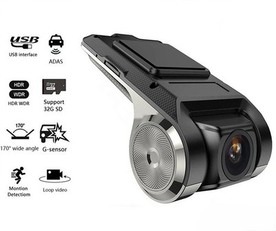 Full HD 1080P Dashcam Auto DVR für Android Navi USB Dash Kamera ADAS Nachtsicht