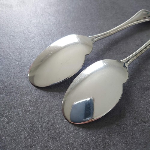 Christofle Perles 2pcs Silverplate Flatware Sauce Spoon Very Good - Picture 19 of 20