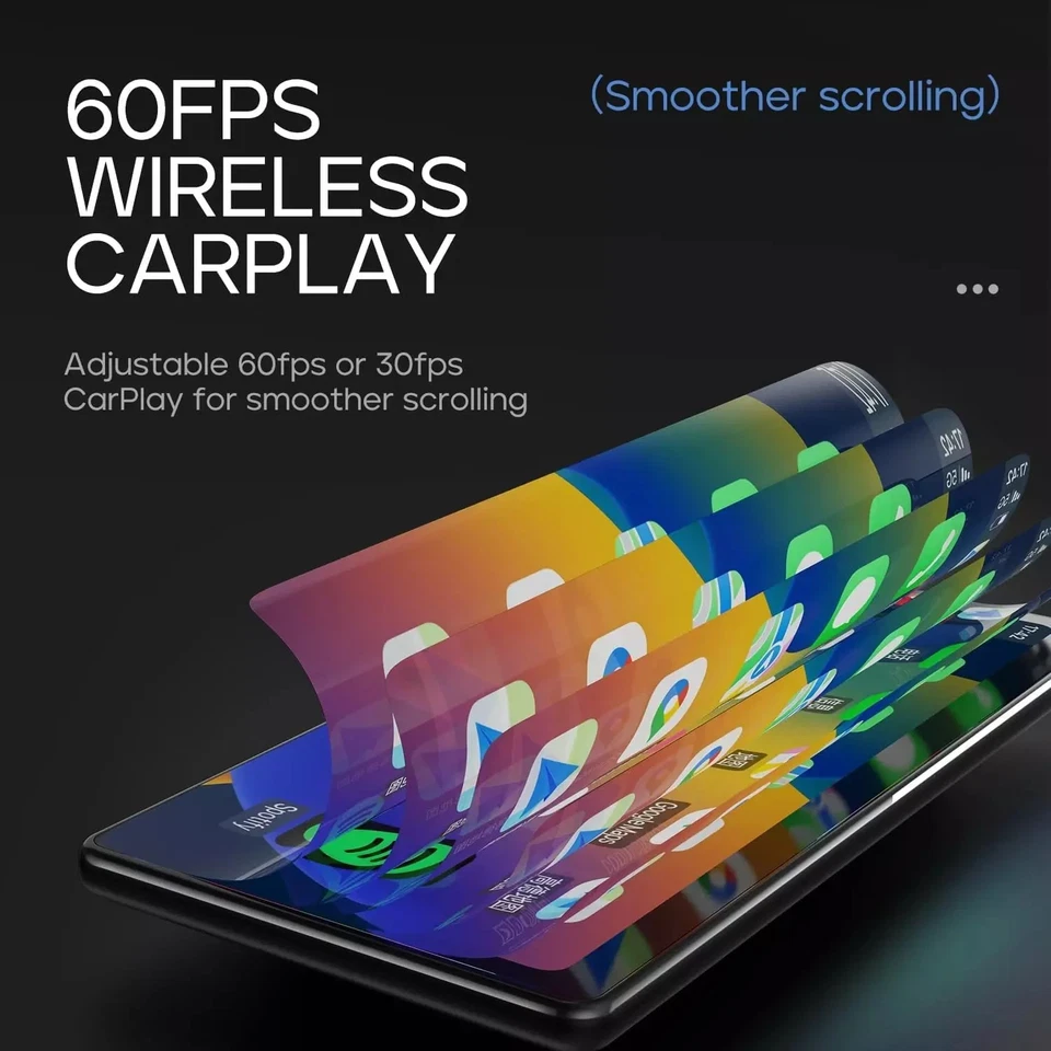 [2025 Fully Laminated Screen] T3 Pro Portable 60fps Wireless Carplay Android ... - Image 3 of 4